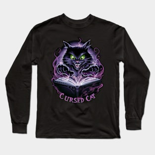 cursed cat Long Sleeve T-Shirt